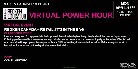 REDKEN CANADA - RETAIL: IT'S IN THE BAG