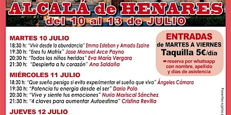 Imagen principal de GIRA DESPERTAR MADRID 11 DE JULIO 2018 - ALCALÁ DE HENARES - + INFORMACIÓN: 606567930 ( COORDINACIÓN ALCALÁ PILAR PLAZA )