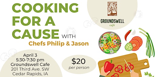 Cooking for a Cause - April 3