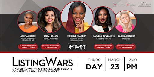 Listing Wars: Mastering Winning Strategies in Today's Real Estate Market