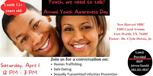 Youth, we need to Talk!  Annual Youth Awareness Day