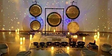 Image principale de Full Pink Moon Gong and  Sound Healing Event