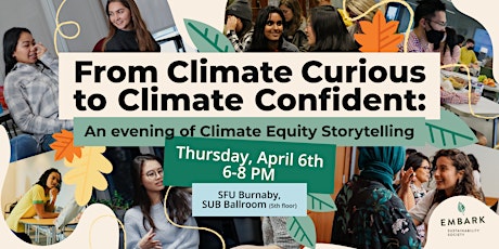 From Climate Curious to Climate Confident: An Evening of Storytelling