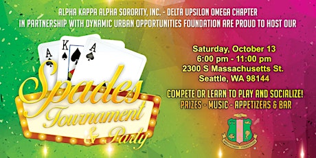 Seattle AKAs Spades Party primary image