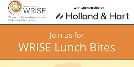Denver Lunch with WRISE CO (Sponsored by Holland & Hart)