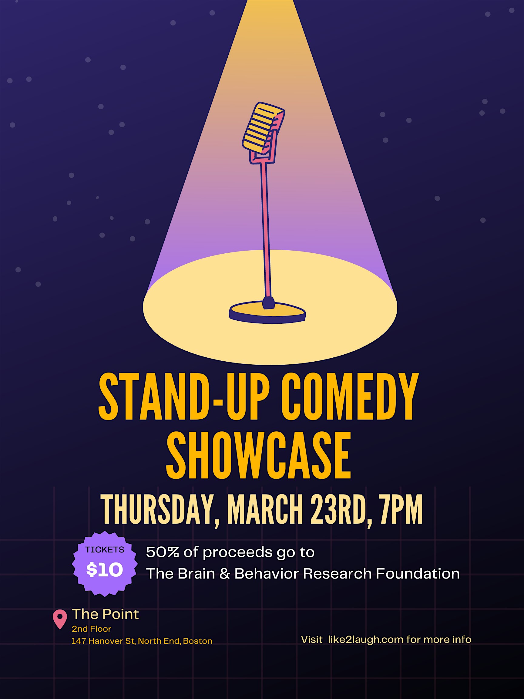 Comedy Showcase – Get to The Point in Historic Boston