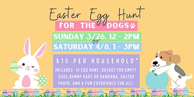 Easter Egg Hunt for the Dogs