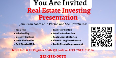 Education on Real Estate Investment - Sorrento, FL