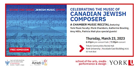 Celebrating the Music of Canadian Jewish Composers
