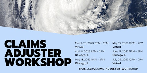 Claims Adjuster Workshop - May 2023