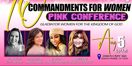 PINK EVENT: THEME GLADIATOR WOMEN FOR THE KINGDOM OF GOD