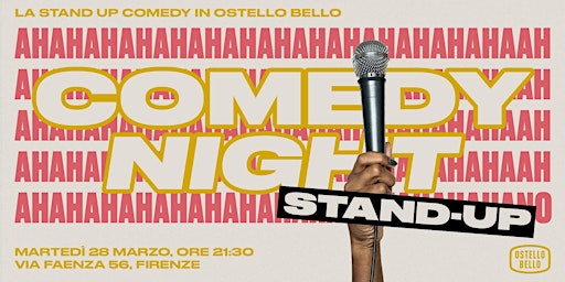 STAND-UP COMEDY with MC Wild Man Lynn Ramsey • Ostello Bello Firenze