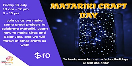 Matariki Craft Day primary image