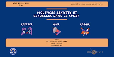 Table Ronde :  Violences sexistes et sexuelles  dans le sport