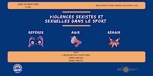 Table Ronde :  Violences sexistes et sexuelles  dans le sport