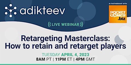 Primaire afbeelding van Retargeting Masterclass: How to retain and retarget players