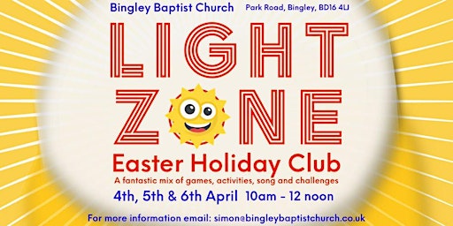 LIGHT ZONE:  Easter Holiday Club: A fantastic mix of  games and activities