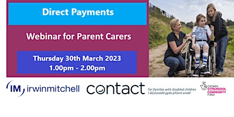 Free Webinar - Direct Payments  - with Irwin & Mitchell Legal Firm.