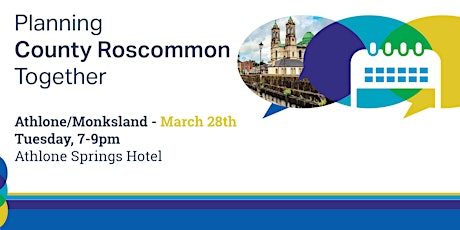 Planning Roscommon Together, drop-in public consultation - AthloneMonksland