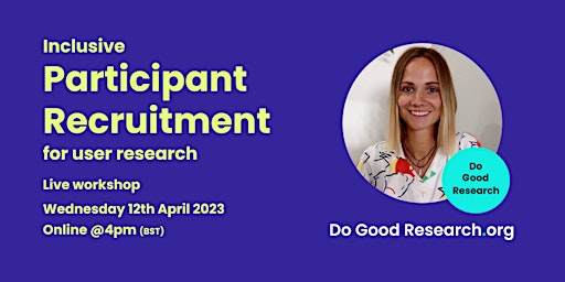 Inclusive Participant Recruitment for User Research