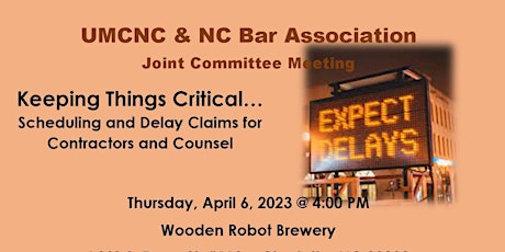 UMCNC & NC Bar Association Joint Committee Meeting primary image