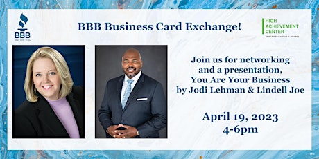BBB Business Card Exchange: You Are Your Business