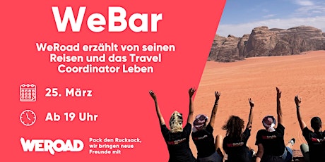WeBar | WeRoad erzählt von seinen Reisen und das Travel Coordinator Leben