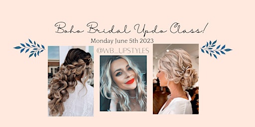 Pittsburgh, PA  WHIMSICAL BRIDAL UPDO CLASS BY @WB_UPSTYLES