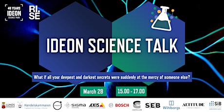 Ideon Science Talk primary image