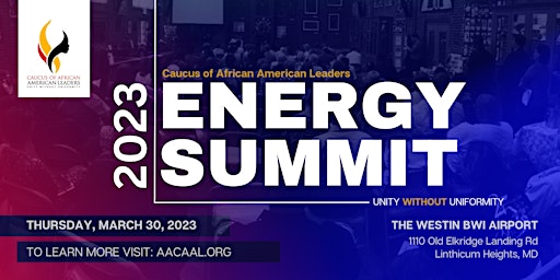 Caucus of African American Leaders Energy Summit