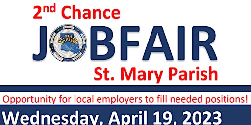 2nd Chance Job Fair - St. Mary Parish