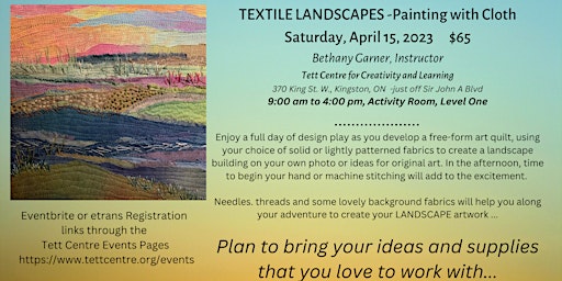 TEXTILE LANDCAPES - Painting with cloth