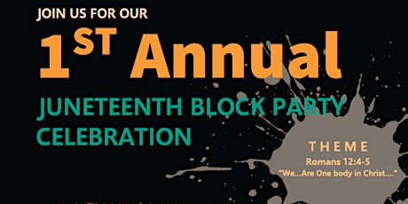 1st Annual Juneteenth Block Party 2023