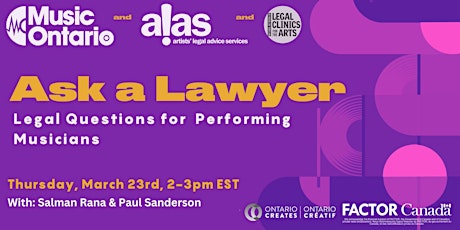 Ask a Lawyer: Legal Questions for Performing Musicians