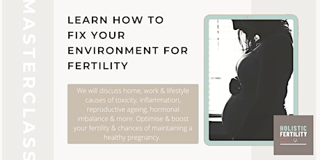 'Fix Your Environment for Fertility' Workshop