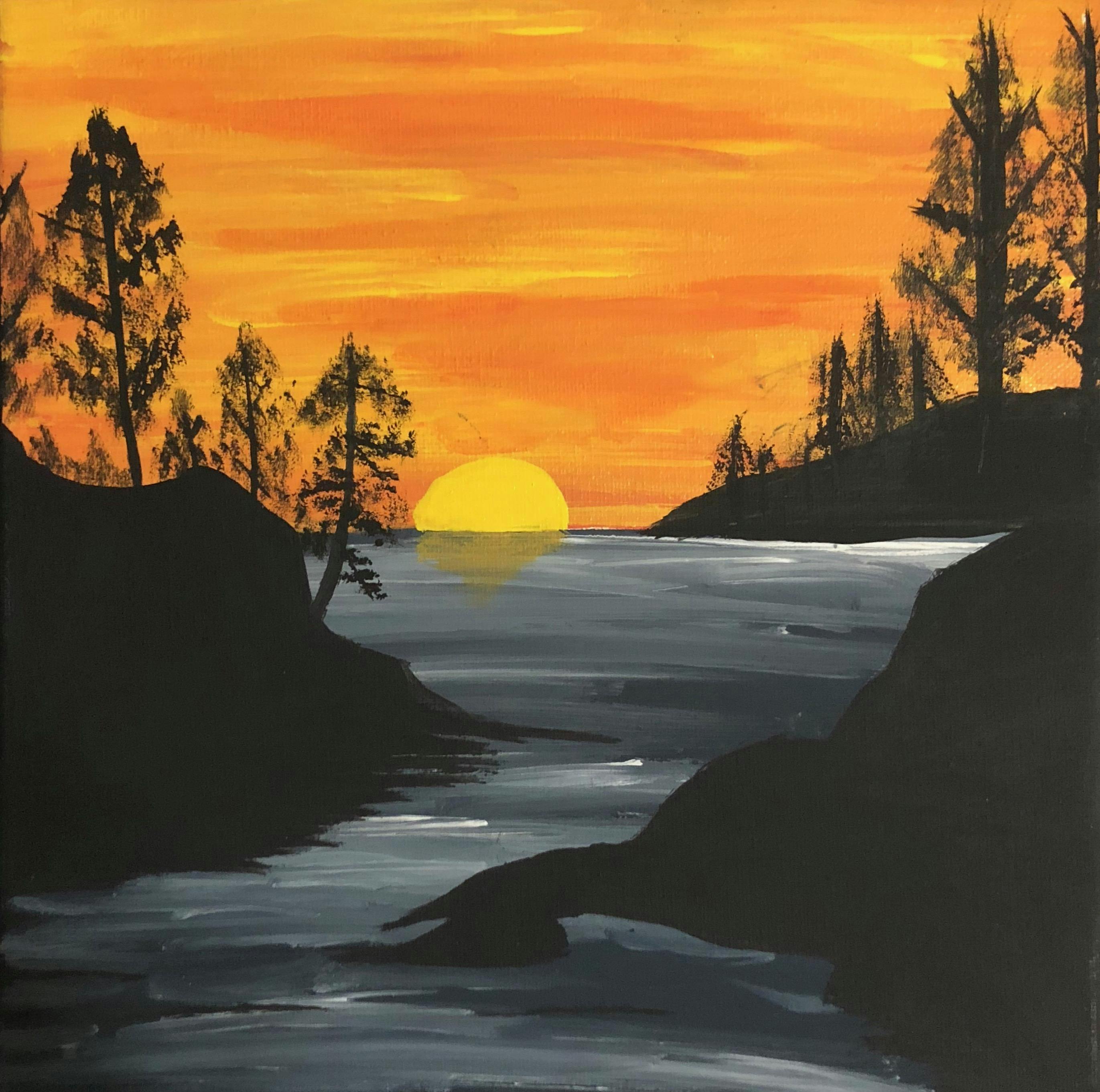 Pour Paint Mountain Sunset 28 Jul 2018