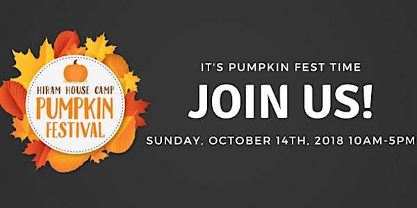 47th Annual Hiram House Camp Pumpkin Festival