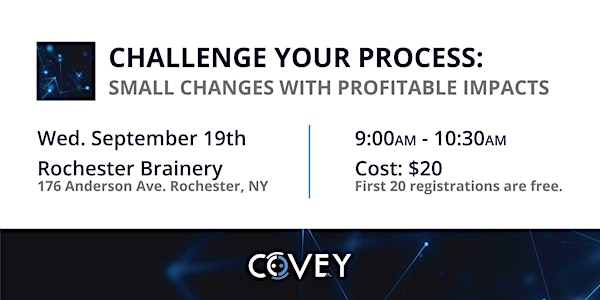 Challenge Your Process: Small Changes with Profitable Impacts | Rochester|...