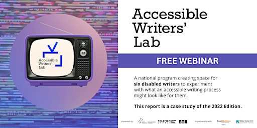 Accessible Writers' Lab Webinar