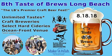 2018 Taste of Brews Long Beach primary image