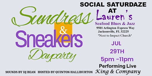 Social Saturdaze Sundress and Sneakers Day Party primary image