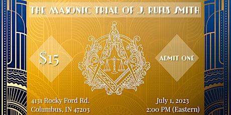 Masonic Trial of J.Rufus Smith