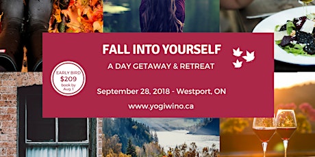 Fall Into Yourself 2018 - A YogiWino Day Getaway & Retreat (WESTPORT) primary image
