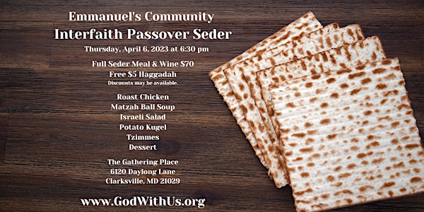 Emmanuel's Community Interfaith Passover Seder
