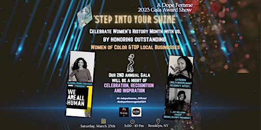 A Dope Femme Gala Award Show 2023| "STEP INTO YOUR SHINE"