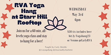 RVA Yoga Hang Returns to Starr Hill Brewery!