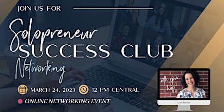 Solopreneur Success Club Virtual Networking