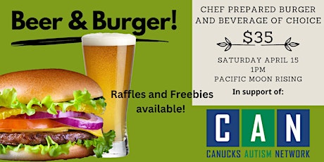 Beer and Burger Fundraiser!