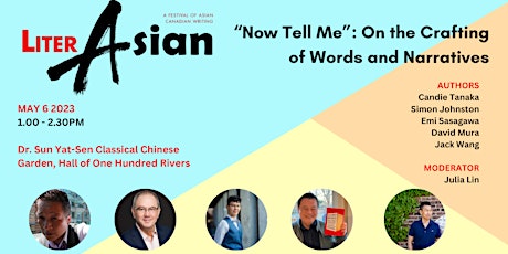 Imagem principal do evento “Now Tell Me”: On the Crafting of Words and Narratives