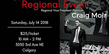 Regional Training Event with RVP Platinum Mr. Craig Moir primary image